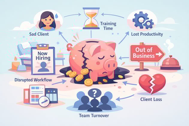 The Hidden Cost of Replacing Employees (That Most Spa Owners Never See)
