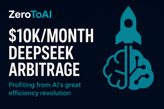 The $10K/Month DeepSeek Arbitrage 🤖