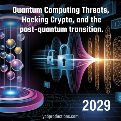Quantum Computing Threats, Hacking Crypto, and the post-quantum transition.