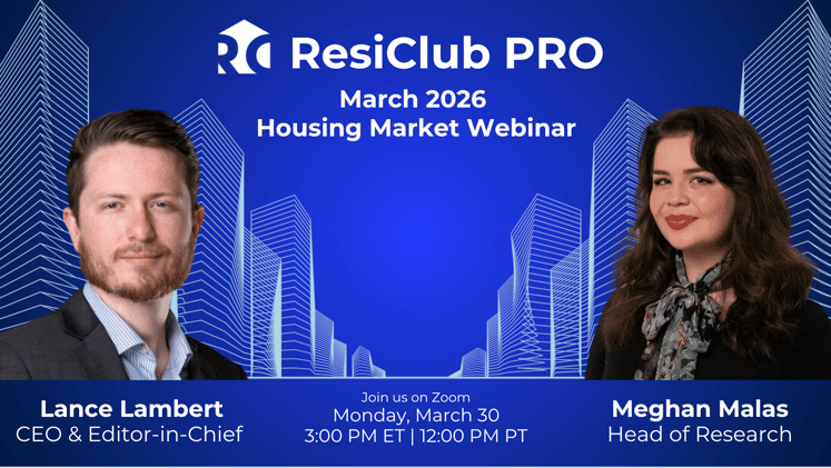 The state of the housing market in March 2026, as told by ResiClub