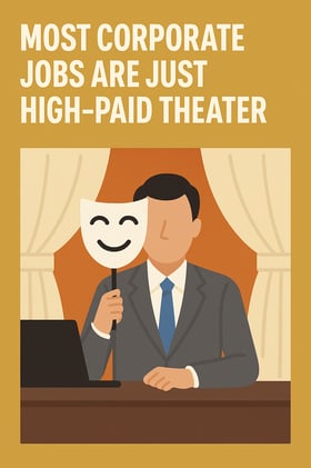 🎭 Most Corporate Jobs Are Just High-Paid Theatre