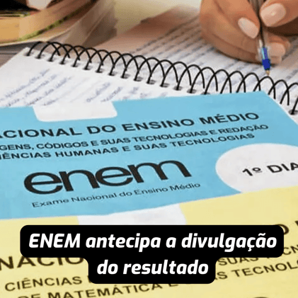 Resultados do Enem antecipados pelo MEC para quinta-feira