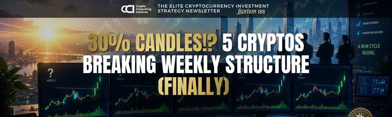 30% Candles!? 5 Cryptos Breaking Weekly Structure (Finally) 