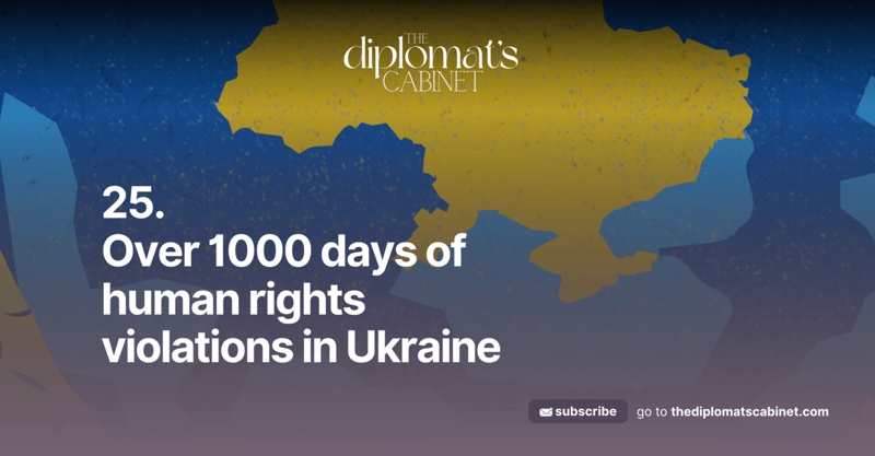 25. Over 1000 days of human rights violations in Ukraine