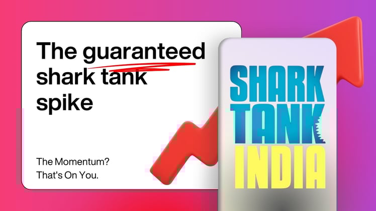 The guaranteed shark tank spike