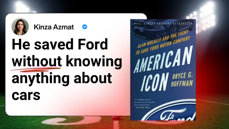 🏈 Ford was 90 days from bankruptcy... then this happened