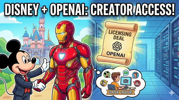 The Death of Traditional Hollywood is official. Disney agrees to an IP Licensing deal with OpenAI. 