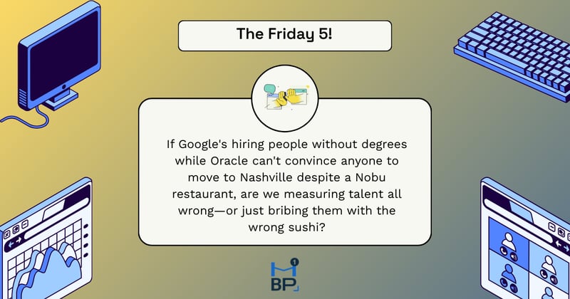 the friday 5 - Jan 16th