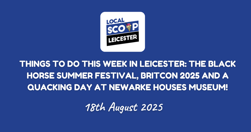 Things to do this week in Leicester: The Black Horse Summer Festival, Britcon 2025 and a Quacking Day at Newarke Houses Museum!