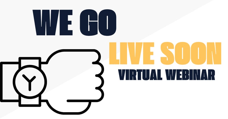 Going live in a few hours – don’t miss it!