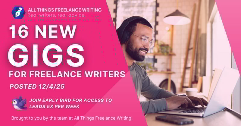 12/4 Freelance Writing Jobs