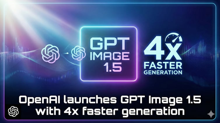 OpenAI launches GPT Image 1.5 with 4x faster generation