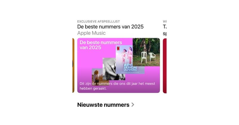 De 100 beste songs van 2025 volgens Apple Music