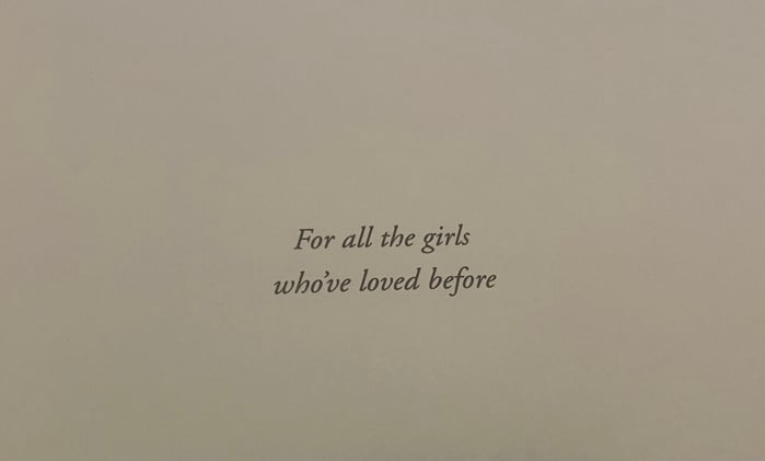 The Perfect Dedication