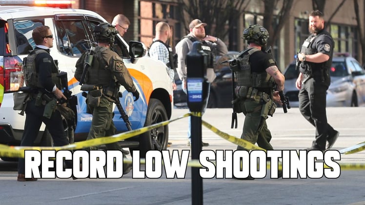 🌊 Mass Shootings Drop to Record Low