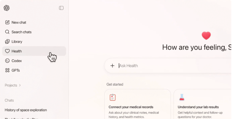 🩺 OpenAI officially launched ChatGPT Health