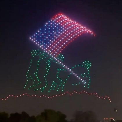 Drones in Paradise: Independence Day Celebration