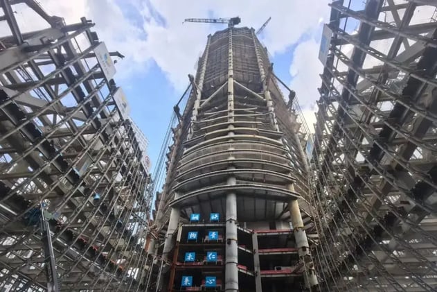 ZHA Shenzhen Tower C Reaches New Milestone