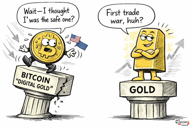 Bitcoin Slides Below $92,000 as Tariff Fears Spark Risk-Off Move