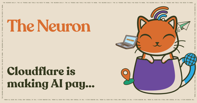 😺 Cloudflare says AI's free lunch is over 💀