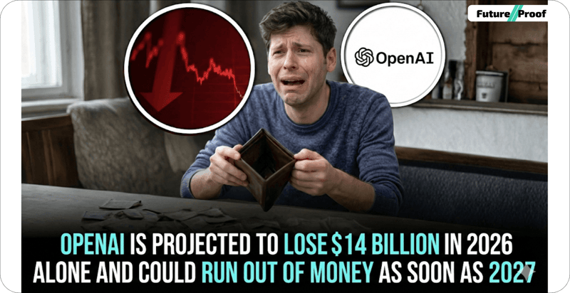 ☠️ OpenAI’s Downfall: $12 Billion Losses and Declining Market Position 