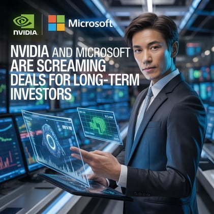 💥 Nvidia and Microsoft Are Screaming Deals for Long-Term Investors