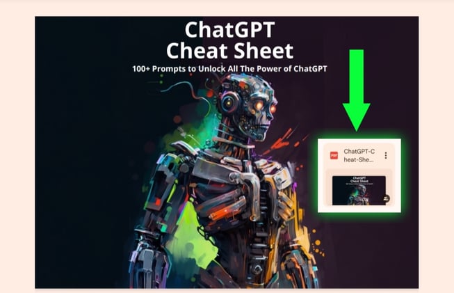ChatGpt Cheat Sheet 