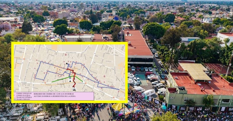 🚨 Cierres viales por Semana Santa