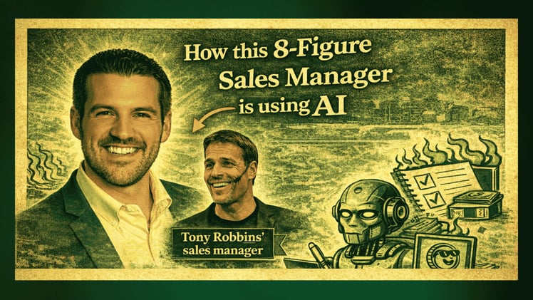 😎 How Tony Robbins' sales manager is using AI right now