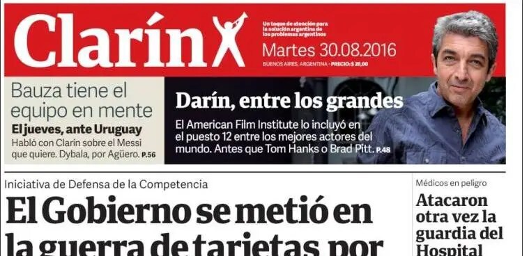 La historia del falso ranking que ubica a Darín entre los mejores actores del mundo
