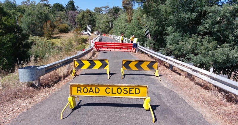 This unsafe Kernot bridge was closed in March. Residents would appreciate an update