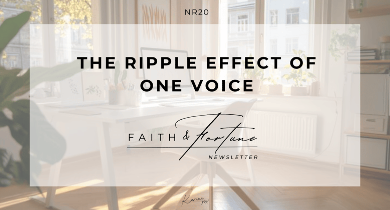 The Ripple Effect of One Voice