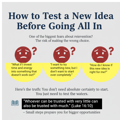 Testing New Ideas Before Fully Committing