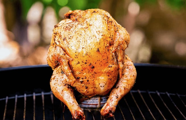 Grilled Beer Can Chicken