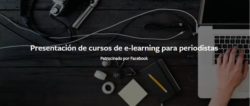Facebook ofrece cursos gratuitos para periodistas