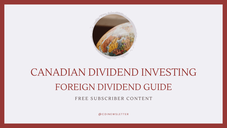 The Canadian Guide to Foreign Dividends