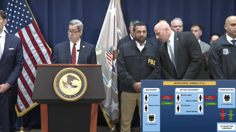 FBI Arrests Three People in the NBA