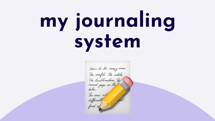 my 11 year journaling system