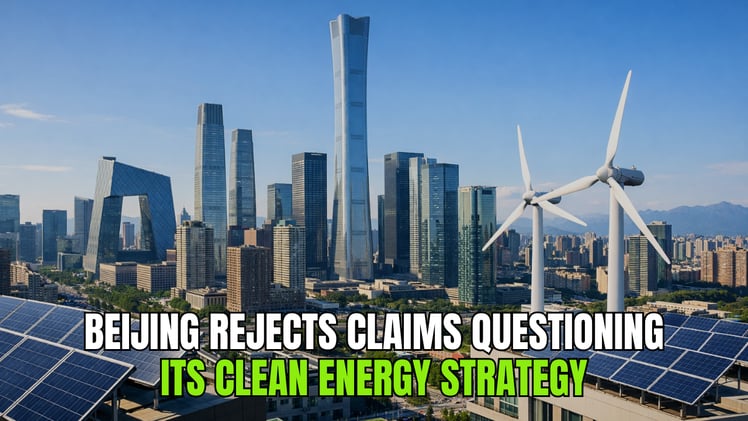 🌱 Beijing Rejects Claims Questioning Its Clean Energy Strategy 🌍⚡