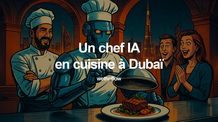 Un chef IA en cuisine à Dubaï