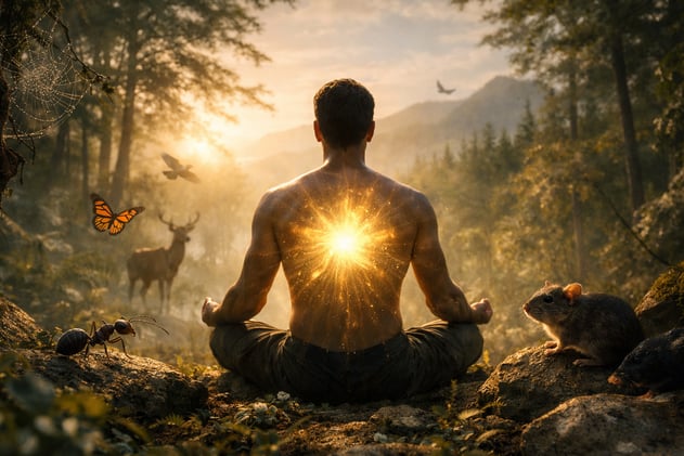 ¿Y si Dios no estuviera arriba... sino encarnado en tu cuerpo?