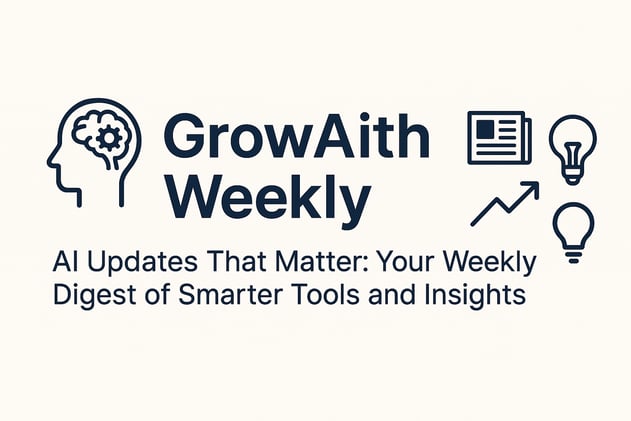 Your AI Boost for the Week — Updates, Tools, and Inspiration
