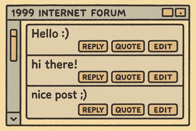 How to Build Like It’s 1999 (Before Algorithms Hijacked Your Brain)
