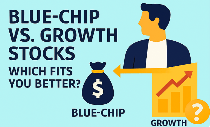 💎 Series 2 Day 4: Blue-Chip vs. Growth Stocks — Which Fits You Better?