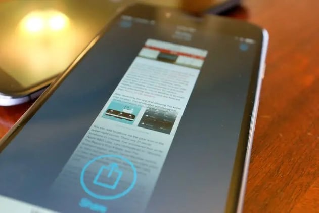 Cómo unir las capturas de pantalla del iPhone