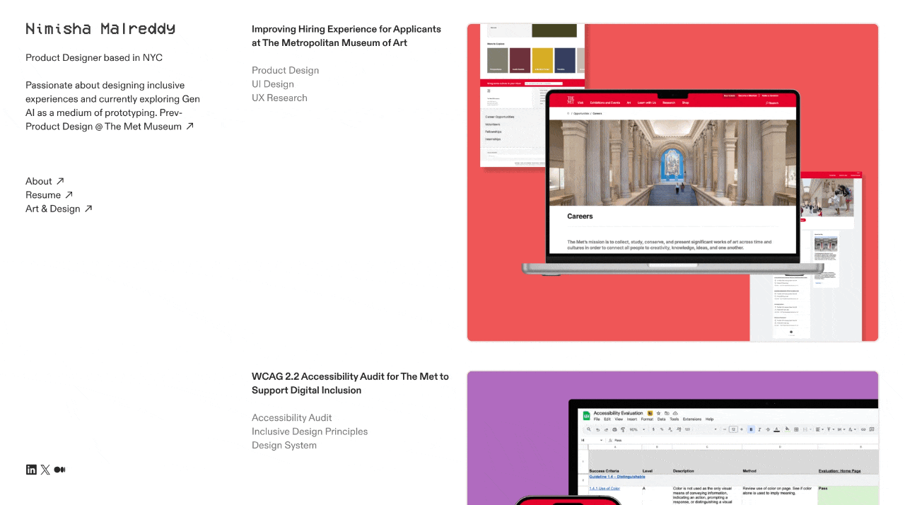 Junior Portfolio Showcase: Nimisha Malreddy