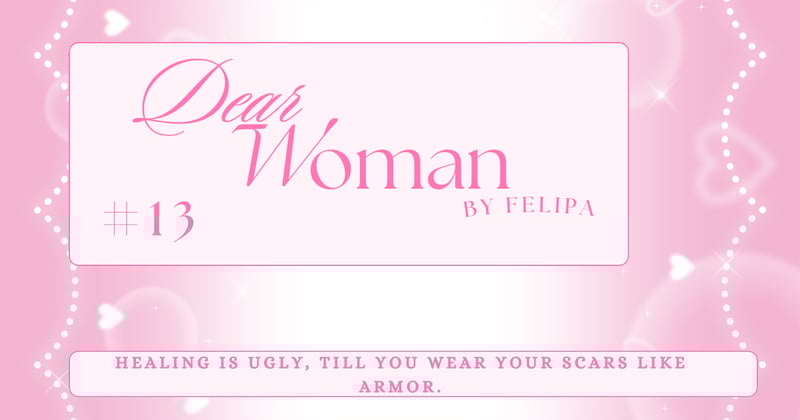 Healing is embarrassing, actually.