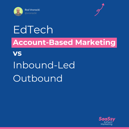 EdTech Account-Based Marketing vs. Inbound-Led Outbound