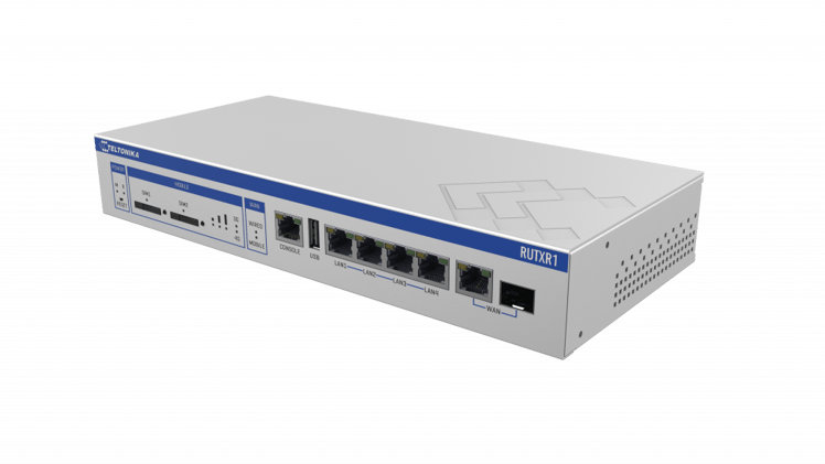 RUTXR1 – Router enterprise SFP/LTE para montaje en rack de 19