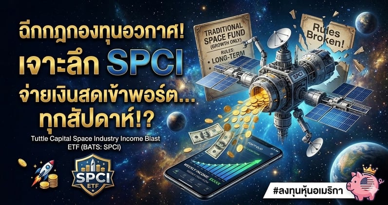 ฉีกกฎกองทุนอวกาศ! เจาะลึก SPCI จ่ายเงินสดเข้าพอร์ต...ทุกสัปดาห์!?